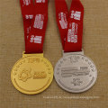 Kundenspezifisches Goldsilbernes Bronze-Sport-Metall kundengebundene Medaille